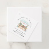 Vrijgezellenfeest van de markt voor verse landbouw bedankjes labels (In situ)