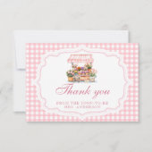 Vrijgezellenfeest van de markt voor verse landbouw bedankkaart (Voorkant)