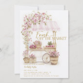 Vrijgezellenfeest van de markt voor verse landbouw kaart (Voorkant)