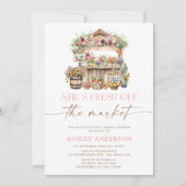 Vrijgezellenfeest van de markt voor verse landbouw kaart (Voorkant)