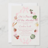 Vrijgezellenfeest van de markt voor verse landbouw kaart (Voorkant)