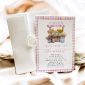 Vrijgezellenfeest van de markt voor verse landbouw kaart