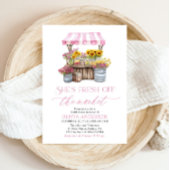 Vrijgezellenfeest van de markt voor verse landbouw kaart