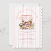 Vrijgezellenfeest van de markt voor verse landbouw kaart (Voorkant)