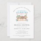 Vrijgezellenfeest van de markt voor verse landbouw kaart (Voorkant)