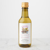 Vrijgezellenfeest van de markt voor verse landbouw wijn etiket (Voorkant)