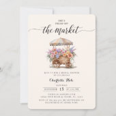 Vrijgezellenfeest van de marktboeren kaart (Voorkant)