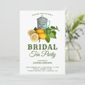 Vrijgezellenfeest van de mediterrane partij Lemon  Kaart (Staand voorkant)