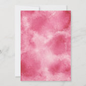 Vrijgezellenfeest van de mediterrane Tile Pink Flo Kaart (Achterkant)