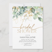 Vrijgezellenfeest van de moderne eucalyptusgenerat kaart (Voorkant)