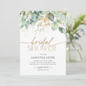 Vrijgezellenfeest van de moderne eucalyptusgenerat kaart (Staand voorkant)