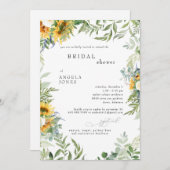 Vrijgezellenfeest van de moderne Rustische zonnebl Kaart (Voorkant / Achterkant)