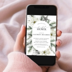 Vrijgezellenfeest van de moderne wintergroenblijve kaart