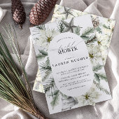 Vrijgezellenfeest van de moderne wintergroenblijve kaart