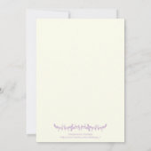 Vrijgezellenfeest van de paars Eiffeltoren (Parijs Kaart (Achterkant)