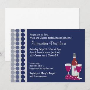 Vrijgezellenfeest van de partij wijn en kaas kaart