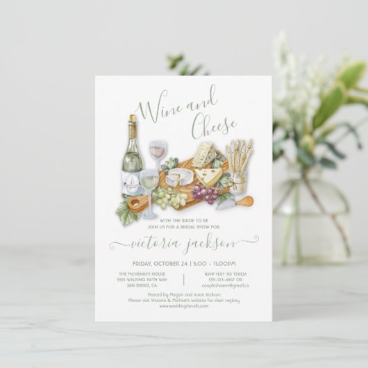 Vrijgezellenfeest van de Raad voor Wijn- en kaasbe Kaart (Staand voorkant)