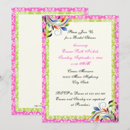 vrijgezellenfeest van de rioolblaadvogel kaart (Voorkant / Achterkant)