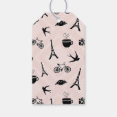 Vrijgezellenfeest van de Romance van parijs dank u Cadeaulabel (Achterkant)