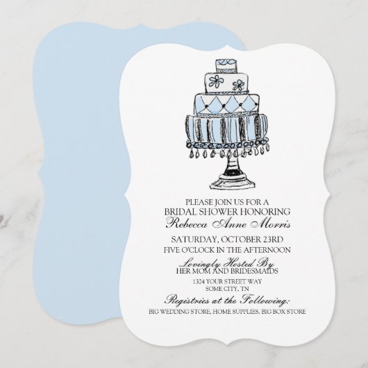 Vrijgezellenfeest van de roodbruine bruiloft kaart (Voorkant / Achterkant)