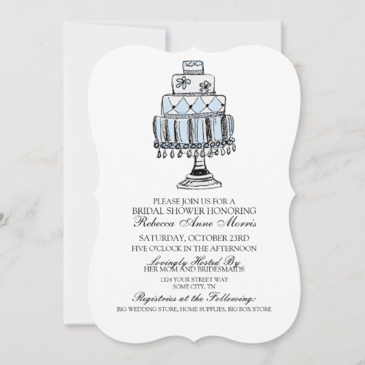 Vrijgezellenfeest van de roodbruine bruiloft kaart (Voorkant)