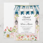 Vrijgezellenfeest van de roze en de blauwe tuin kaart (Voorkant / Achterkant)