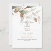 Vrijgezellenfeest van de "Sparkly Foliage" Kaart (Voorkant)