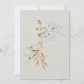 Vrijgezellenfeest van de "Sparkly Foliage" Kaart (Achterkant)