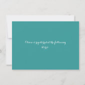 Vrijgezellenfeest van de Starfish Wedding Cake nod Kaart (Achterkant)