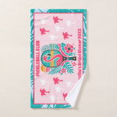 Vrijgezellenfeest van de Tropical Flamingo Pickleb Handdoek (Handdoek)