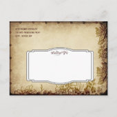  Vrijgezellenfeest van de tuin nodigt BRIEFKAARTEN (Achterkant)