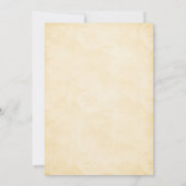 Vrijgezellenfeest van de Tuscan Botanical Wreath L Kaart (Achterkant)