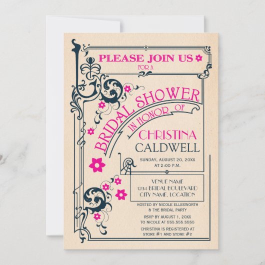  Vrijgezellenfeest van de Vlaamse marinemagenta Kaart (Voorkant)