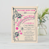  Vrijgezellenfeest van de Vlaamse marinemagenta Kaart (Staand voorkant)