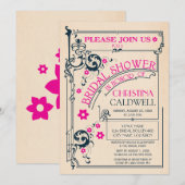  Vrijgezellenfeest van de Vlaamse marinemagenta Kaart (Voorkant / Achterkant)