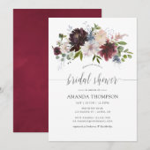 Vrijgezellenfeest van de waterverf van Bourgogne e Kaart (Voorkant / Achterkant)