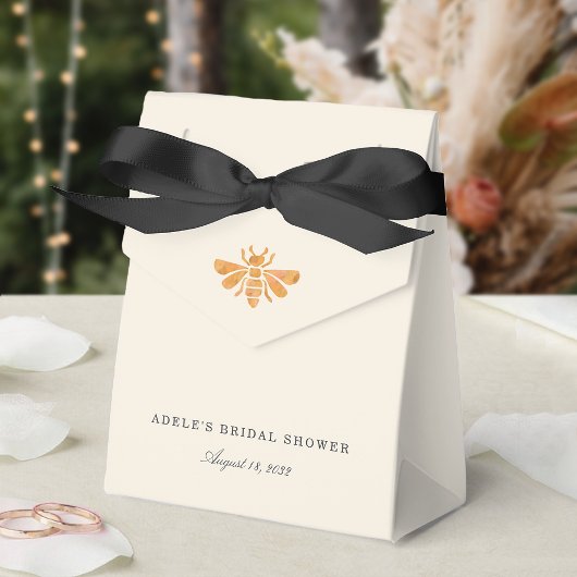 Vrijgezellenfeest van de Waterverf van Golden Bee Bedankdoosjes
