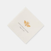 Vrijgezellenfeest van de Waterverf van Golden Bee Servet (Hoek)