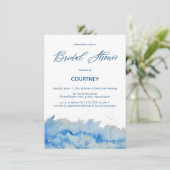 Vrijgezellenfeest van de Waterverf van kustgebiede Kaart (Staand voorkant)