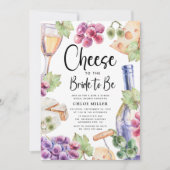 Vrijgezellenfeest van de Waterverf van wijn en kaa Kaart (Voorkant)