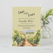 Vrijgezellenfeest van de wijnmakerij kaart (Staand voorkant)