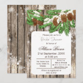 Vrijgezellenfeest van de winterdenergie kaart (Voorkant / Achterkant)