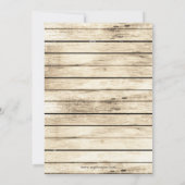 Vrijgezellenfeest van de winterdenergie kaart (Achterkant)