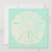 Vrijgezellenfeest van de Zandband van Burlap Kaart (Achterkant)