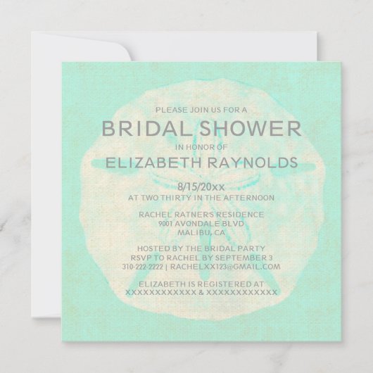 Vrijgezellenfeest van de Zandband van Burlap Kaart (Voorkant)