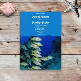 Vrijgezellenfeest van de zeemeerminnende onderzees kaart