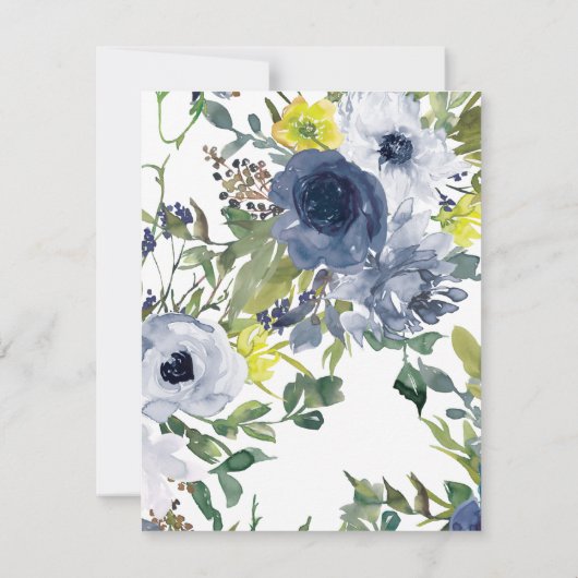 Vrijgezellenfeest van de Zeevarende Gele Witte Flo Kaart (Achterkant)