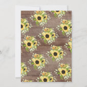 Vrijgezellenfeest van de zoeste herfst - Gele zonn Kaart (Achterkant)