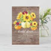 Vrijgezellenfeest van de zoethoudende herfst kaart (Staand voorkant)