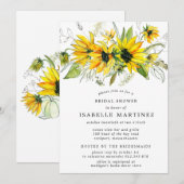 Vrijgezellenfeest van de zoethoudende najaarsbloem kaart (Voorkant / Achterkant)